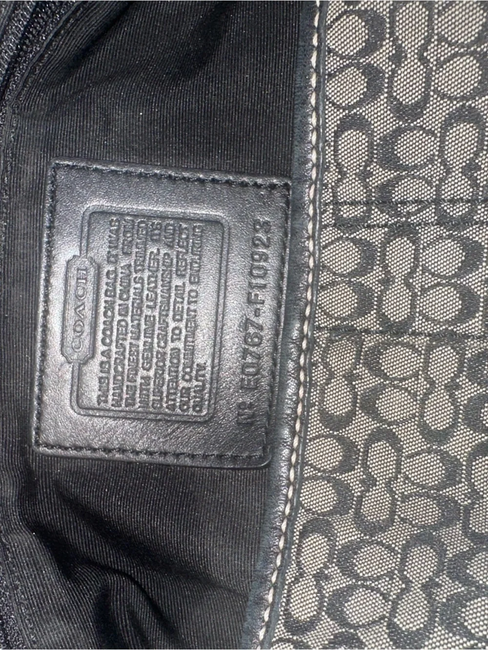 Vintage Coach Hobo Bag